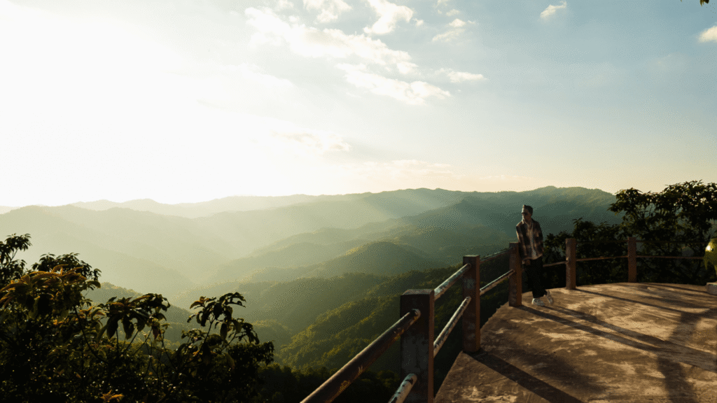 A crowded afternoon at the White Temple showing the Northern Thailand travel reality vs expectations