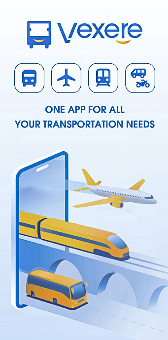 Best Apps for Traveling in Vietnam: The Apps I Actually Used 4 Screenshot of the Vexere app showing sleeper bus schedules, ticket prices, and distance to the boarding point.